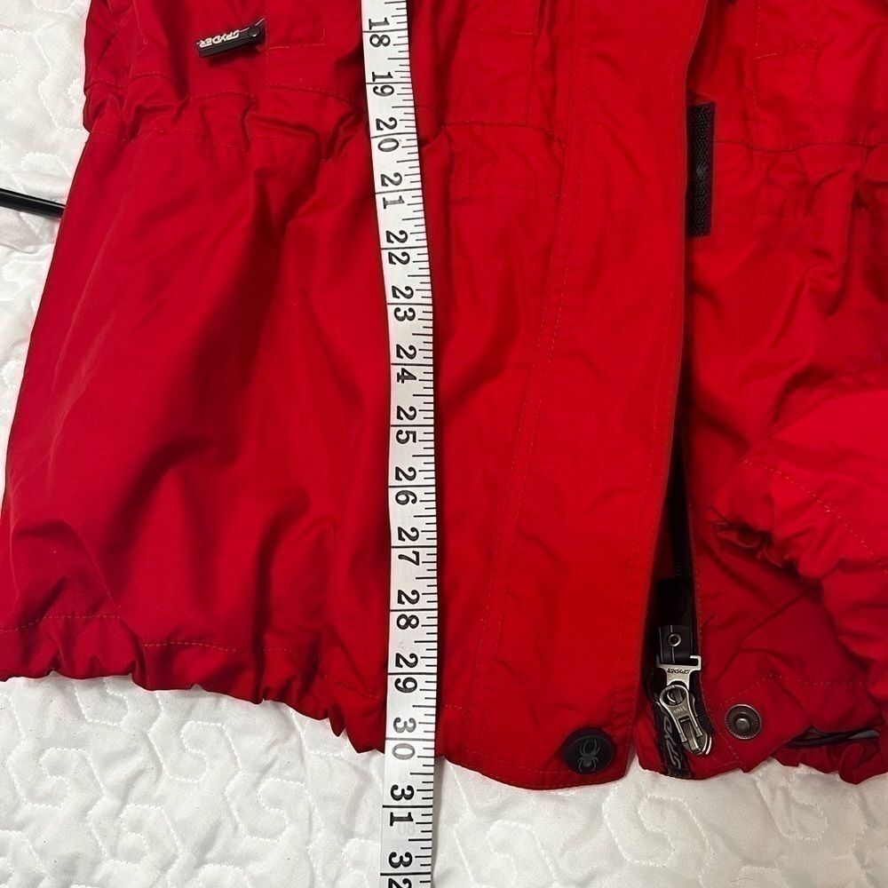 Spyder ski jacket size 12 large red xo 5000m women vintage - Picture 7 of 15